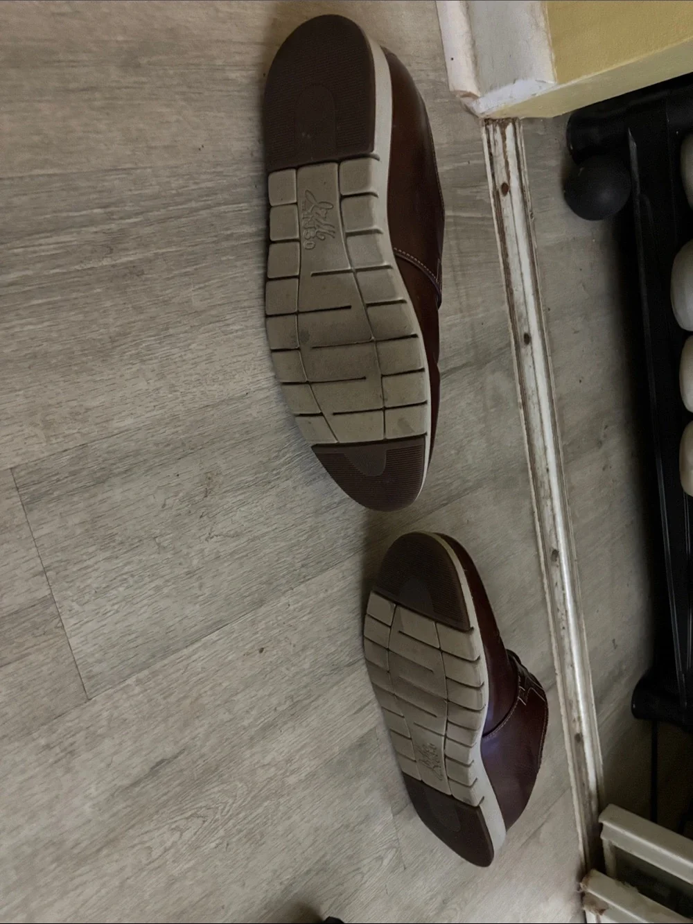 Johnston & Murphy Men's Burgundy Leather Derby Shoes